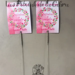 Bengalas Granadas Mónica & Joaquín