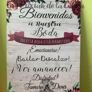 Bienvenidos a nuestra boda Denis