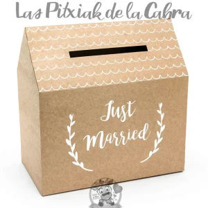 Caja para Sobres boda Just Married