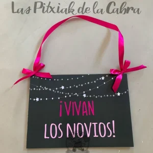 Cartel boda Vivan los Novios