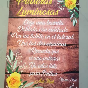 Pulseras luminosas Albert&MaríaJose