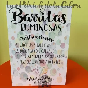 Cartel Barritas Ángel y Noelia