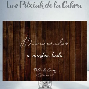 Bienvenidos Horizontal Saray