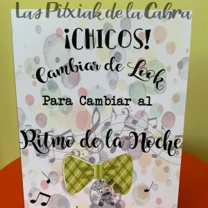 Cartel pajaritas Ángel y Noelia