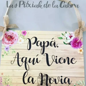 Papá aquí, viene la novia