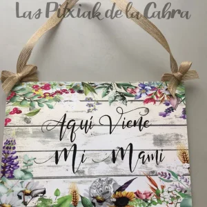 Cartel silvestre viene mi mami.