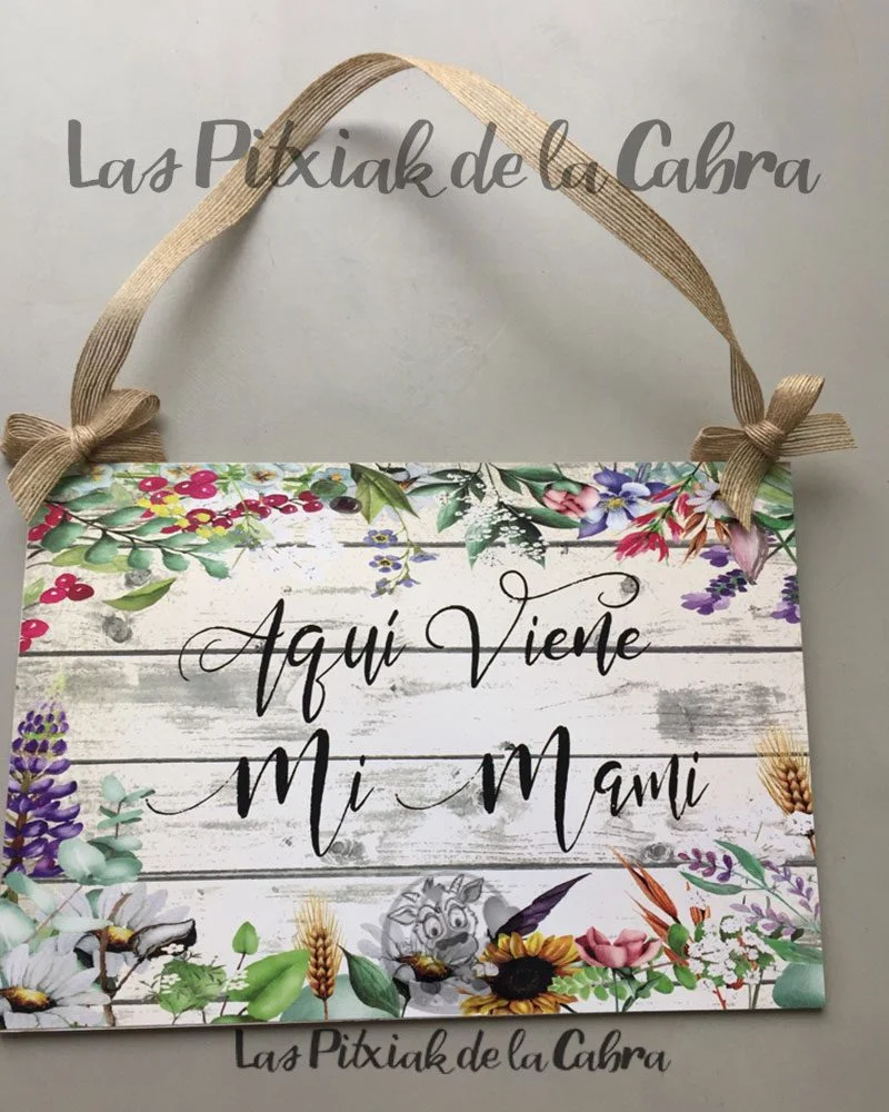 Cartel silvestre viene mi mami.