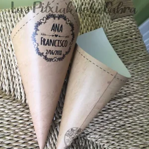 Conos Imitación papel Kraft