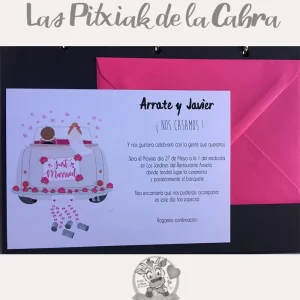 Invitación Arrate & Javier
