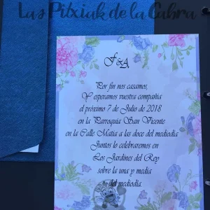 Invitación Romántica Windsor