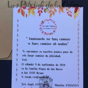 Invitación Otoño