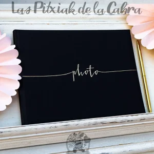 Libro de Firmas Photo Negro