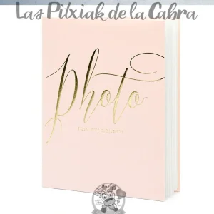 Libro de Firmas Photo Rosa