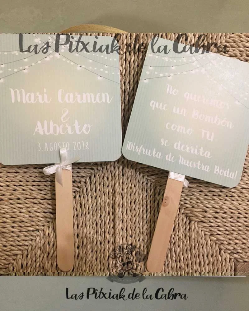 Pai Pai Carmen y Alberto turquesa