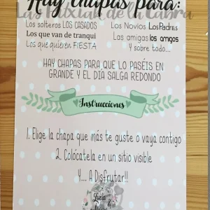 Chapas topitos rosas