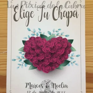 Escoge tu chapa corazón