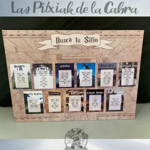 Seating de Harry Potter para Bodas