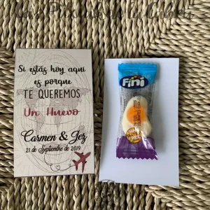 Tarjeta de Agradecimiento Carmen y Jez
