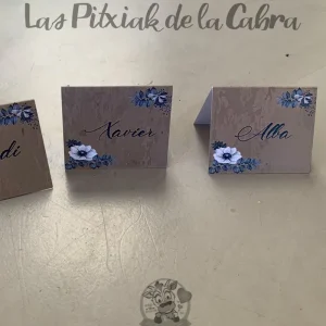 Marca sitios Flores Azules