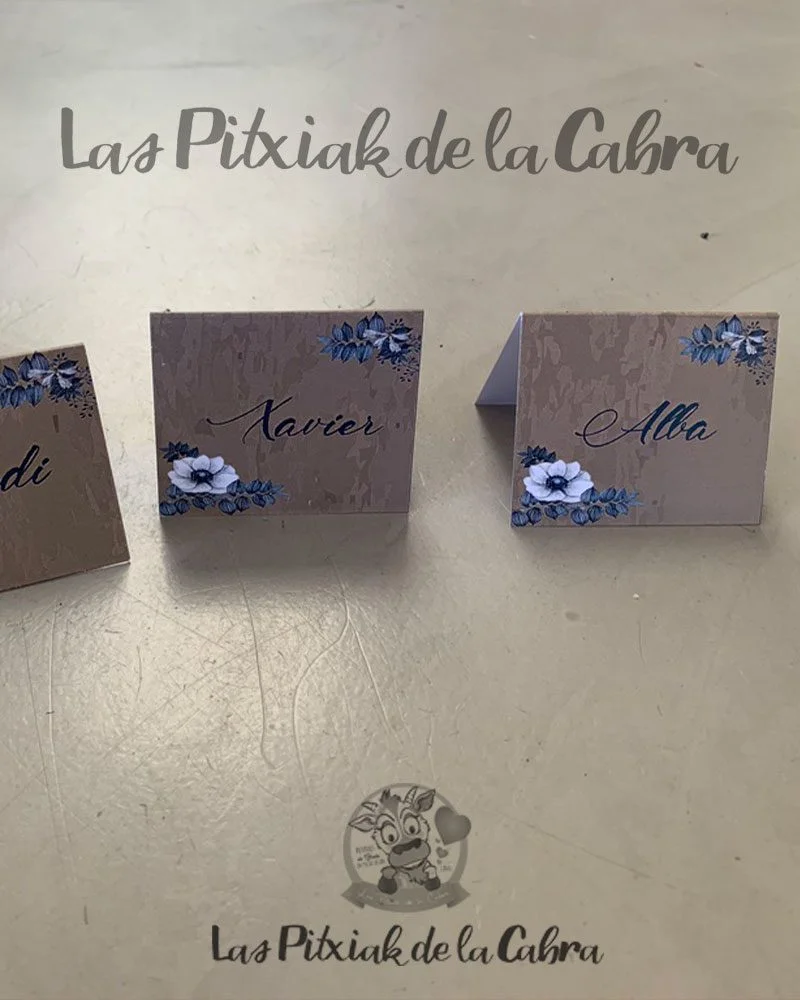Marca sitios Flores Azules