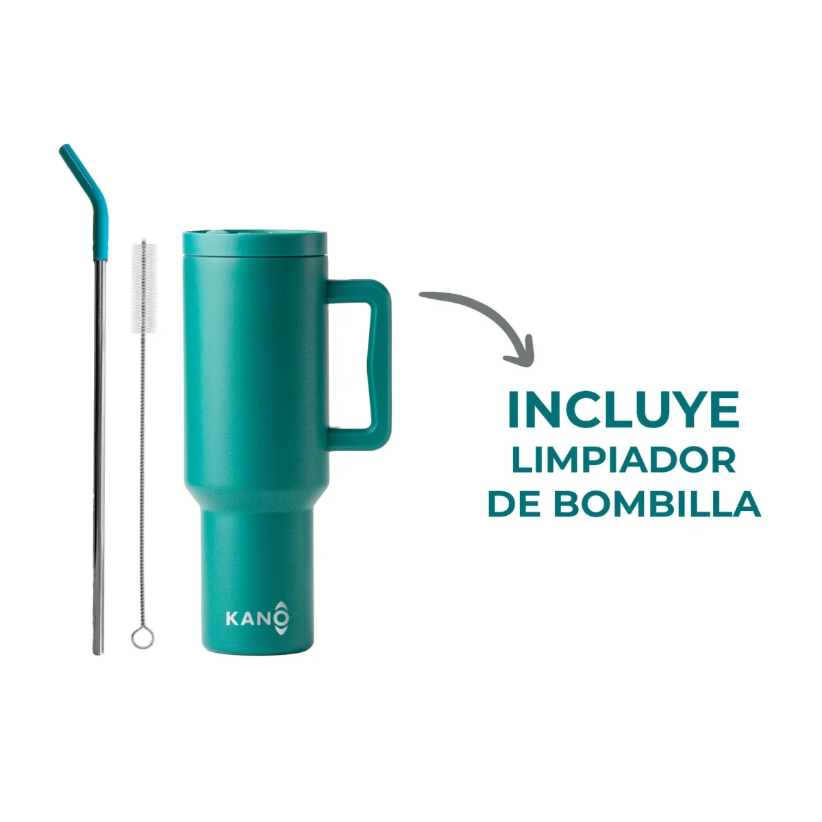 Vaso Térmico Mug 1200ml Petróleo - Imagen 7