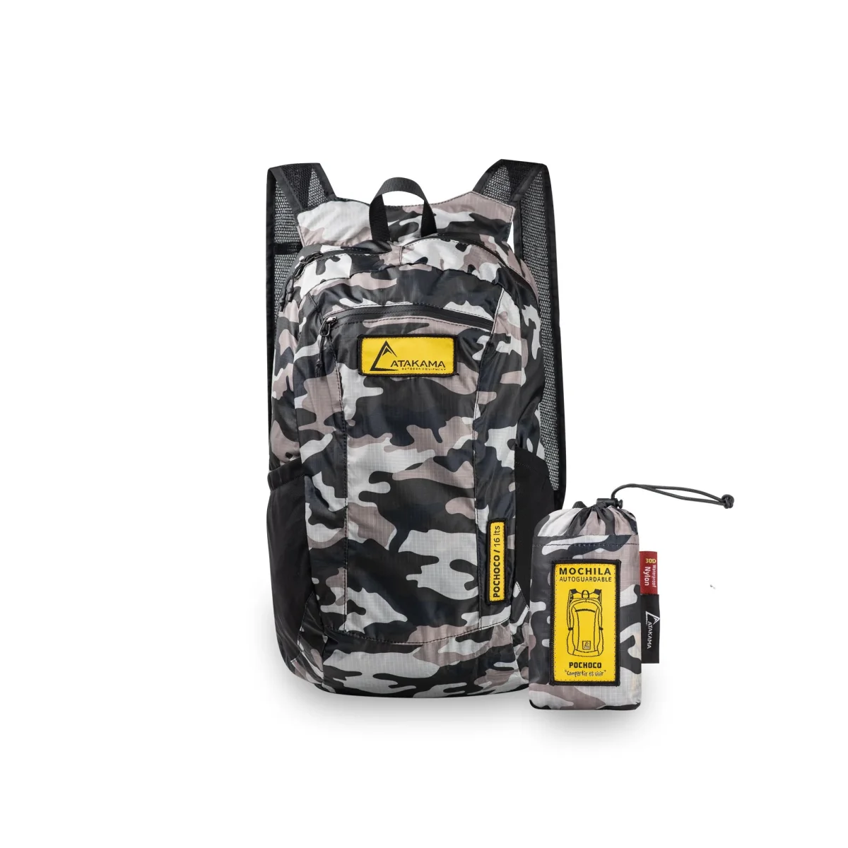 Mochila Plegable Pochoco 16Lt Militar