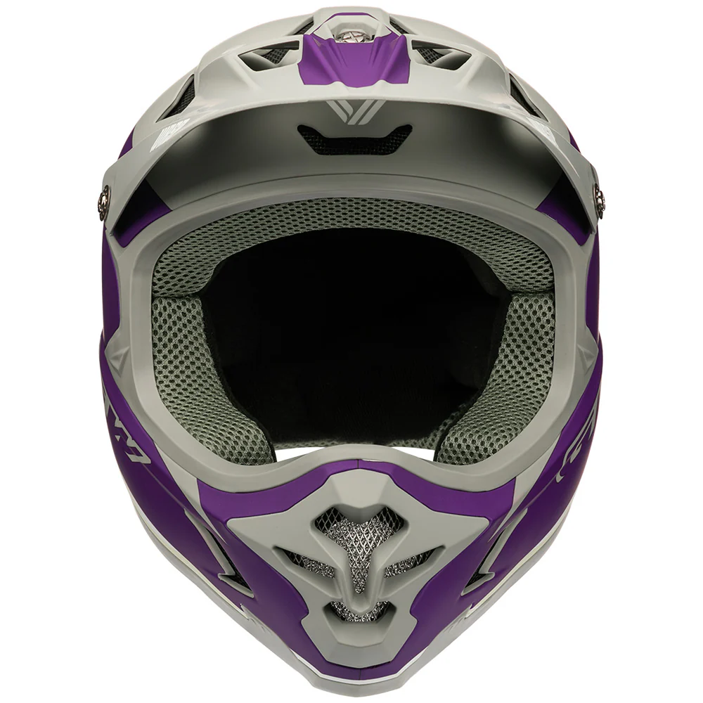 Casco Wasp Morado- Gris Dark - Imagen 3