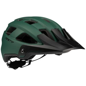 Casco E1 Verde pino-Negro Mate