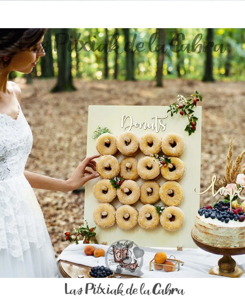 Tablero para Donuts Boda Candy Bar - Imagen 3