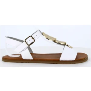 Vivant sandalias barefoot Bali vaqueta blanco