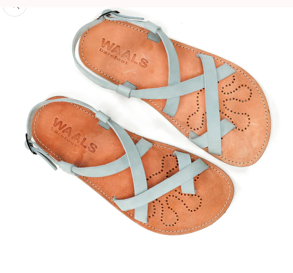 Waals sandalias Barefoot minimalistas cuero Natur II - Imagen 6