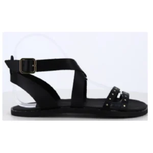 Vivant sandalias barefoot Cairo vaqueta negro