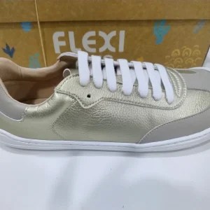 Deportivas elegantes Barefoot Flexi Nens oro modelo 9025-R KOBE STONE/CAVA