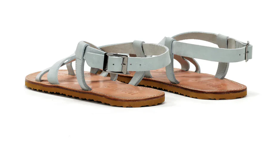 Waals sandalias Barefoot minimalistas cuero Natur II - Imagen 9