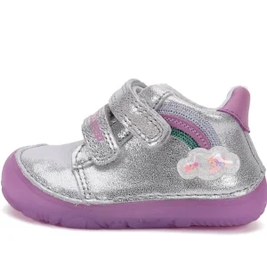DD Step deportivas respetuosas plata y rosa modelo S073-51424