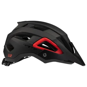 Casco Enduro E2 Negro Rojo
