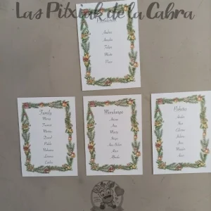 Seating navideño Amalia&Andrés