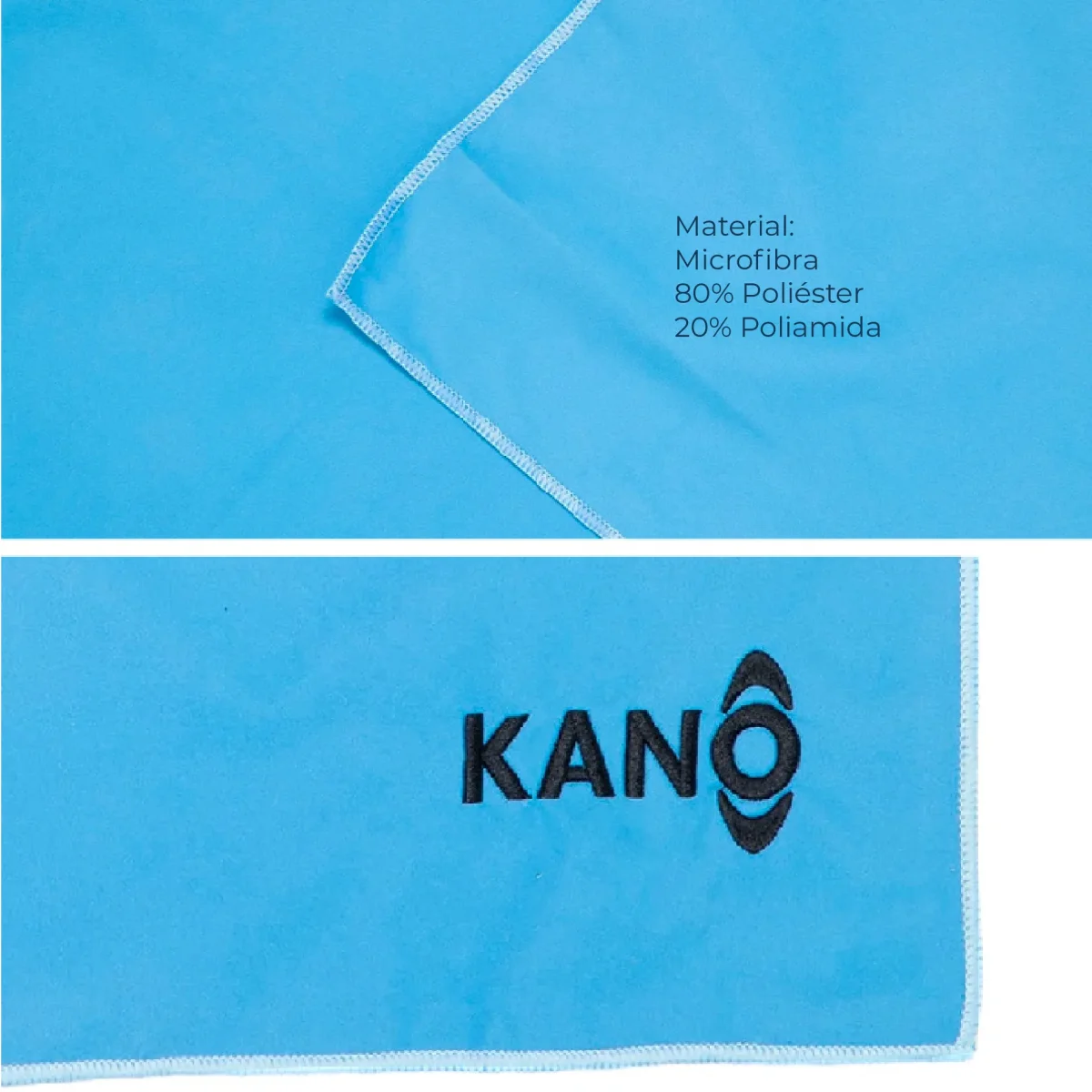 Toalla de Microfibra Azul Secado Rápido - Imagen 7
