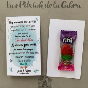 Tarjeta de Agradecimiento Mar&Koldo