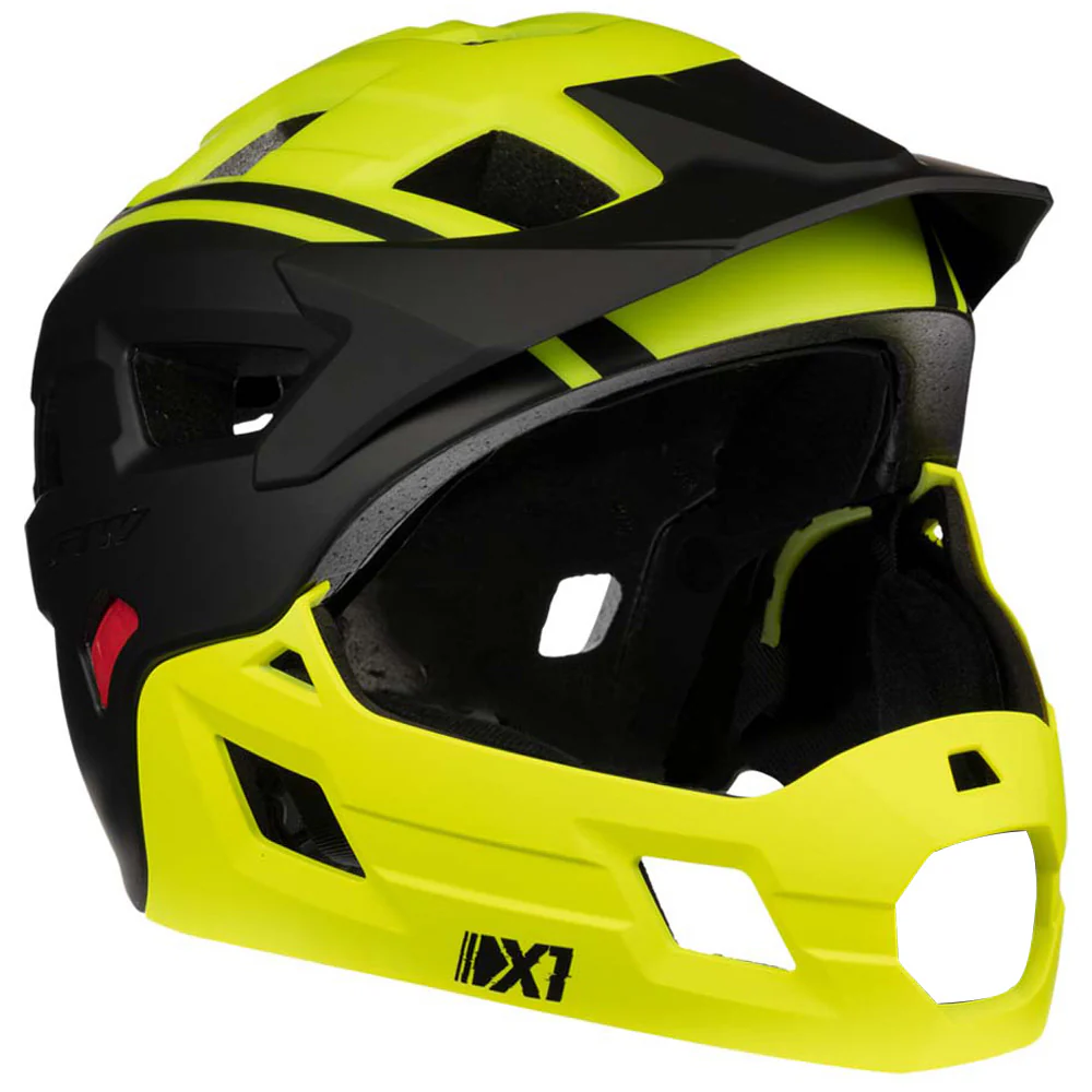 Casco Fullface Junior X1 Verde - Imagen 2